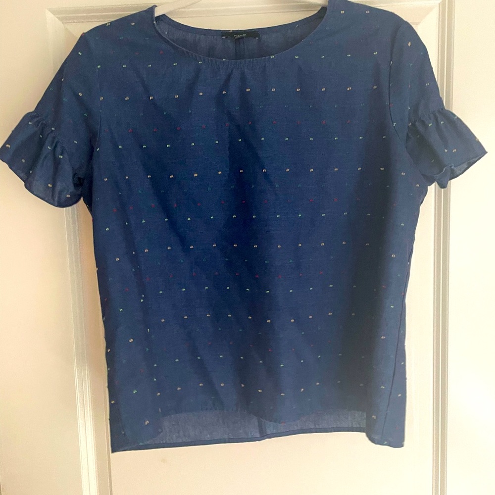 Drew Flutter Sleeve Statement Top - image 1